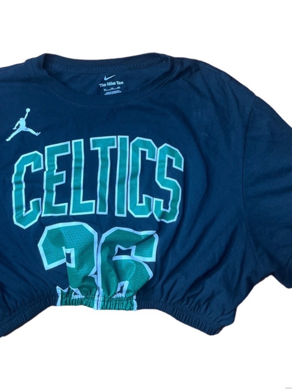 Boston Celtics Reworked Custom Crop Top - Picture 3 of 3